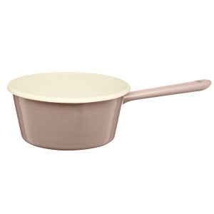 Rondel emaliowany z rączką GORDON 16cm jasny róż